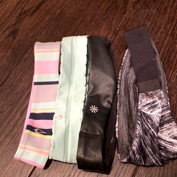 3 Ivivva headbands + 1 Athleta headband